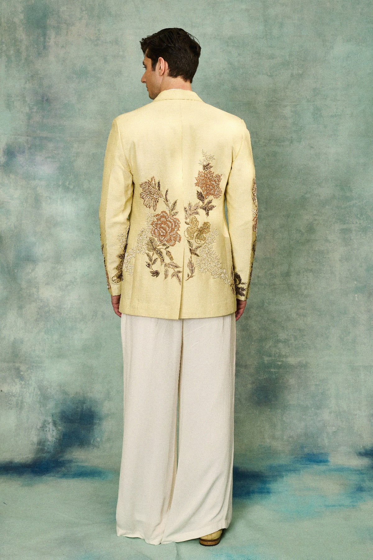 IVORY SUITING FABRIC JACKET