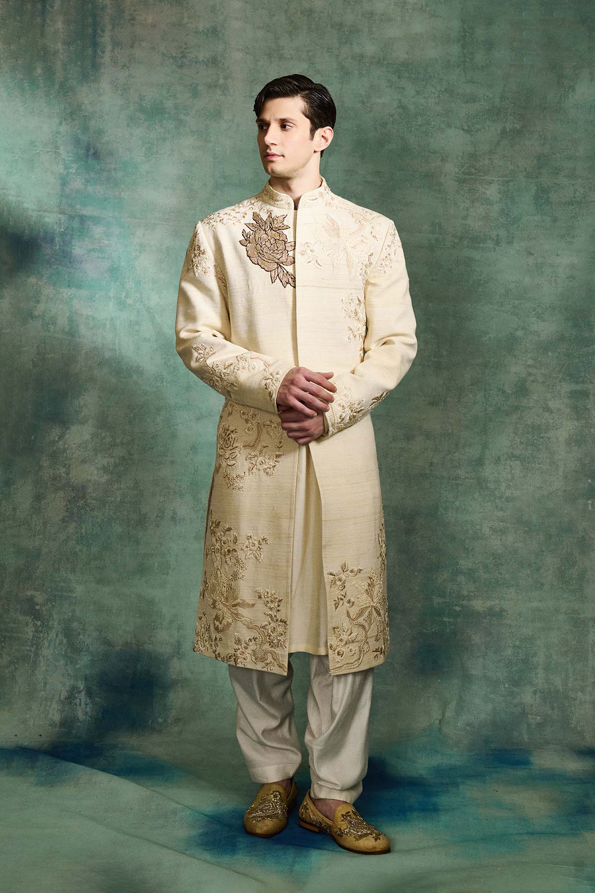 Ivory Regal Sherwani Set