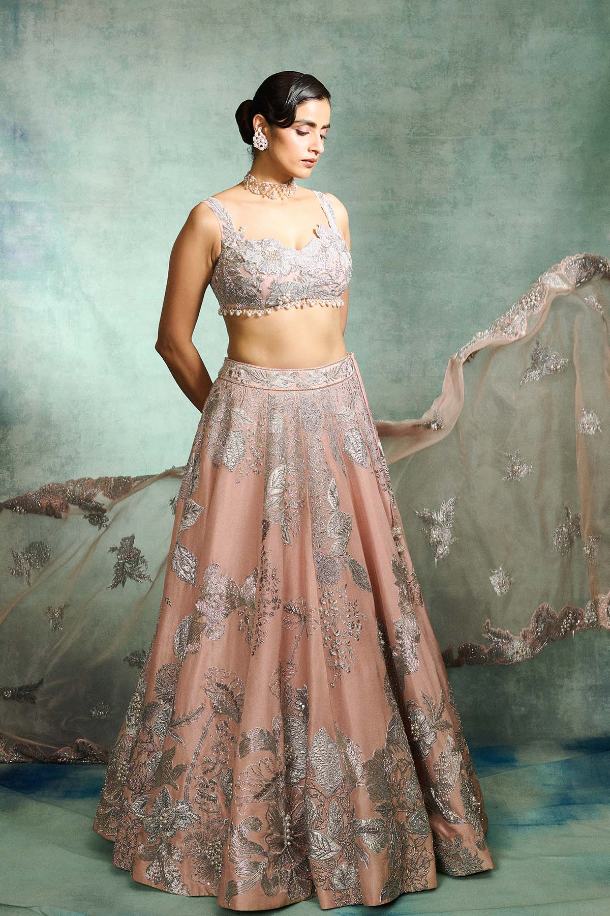 Moonlit Bloom Lehenga Set