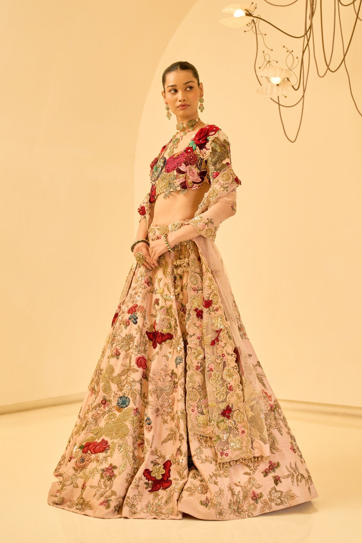 ASTERIA FLORAL LEHENGA SET