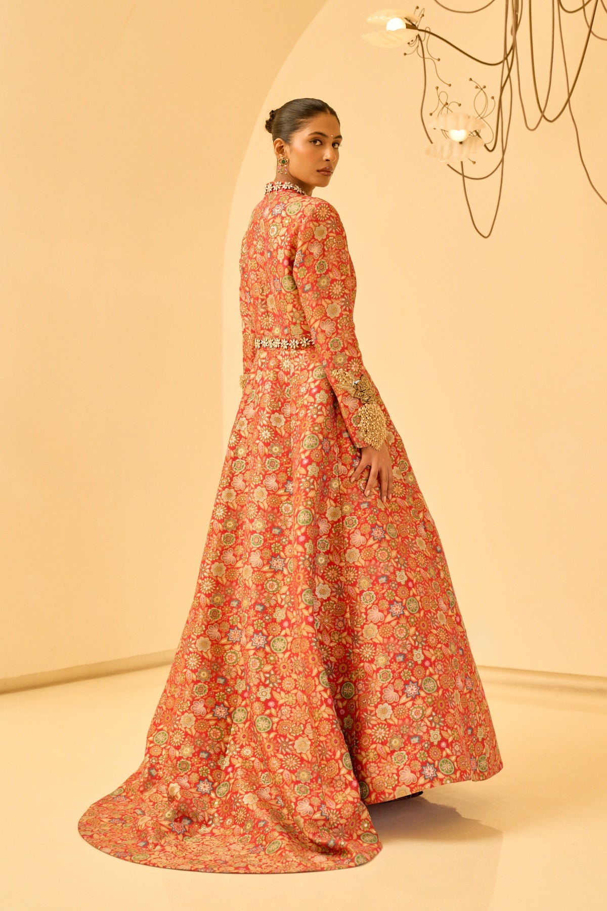 BROCADE JACKET SKIRT SET