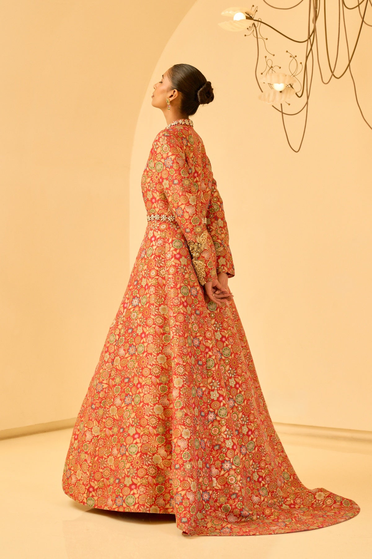BROCADE JACKET SKIRT SET