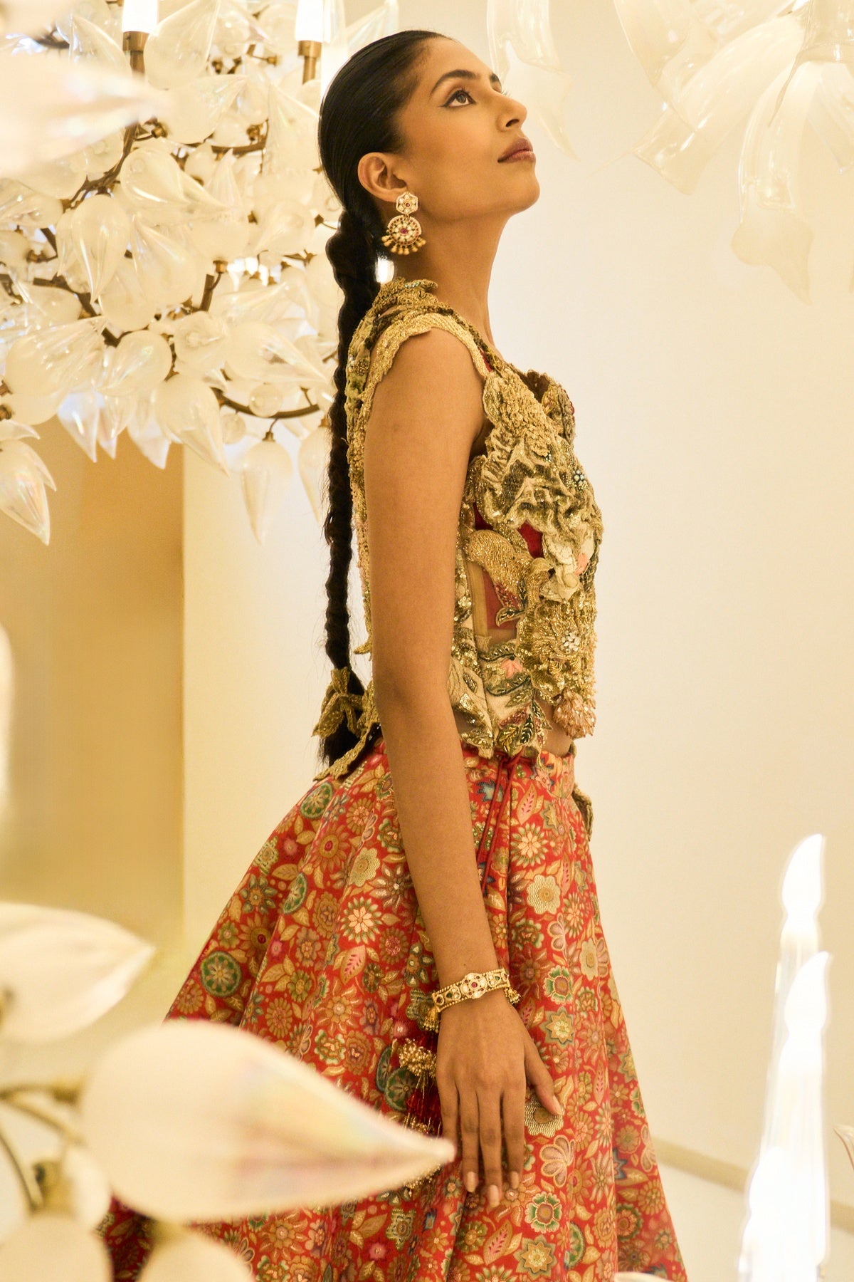BROCADE SKIRT SET