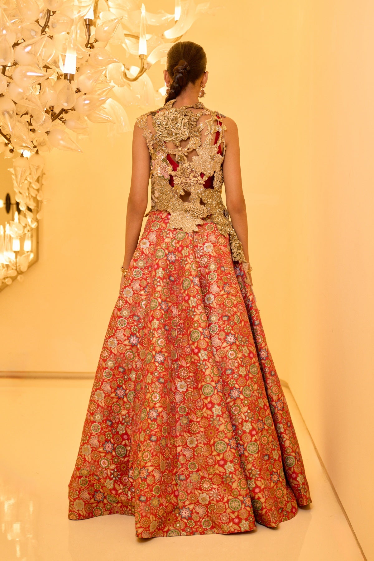 BROCADE SKIRT SET