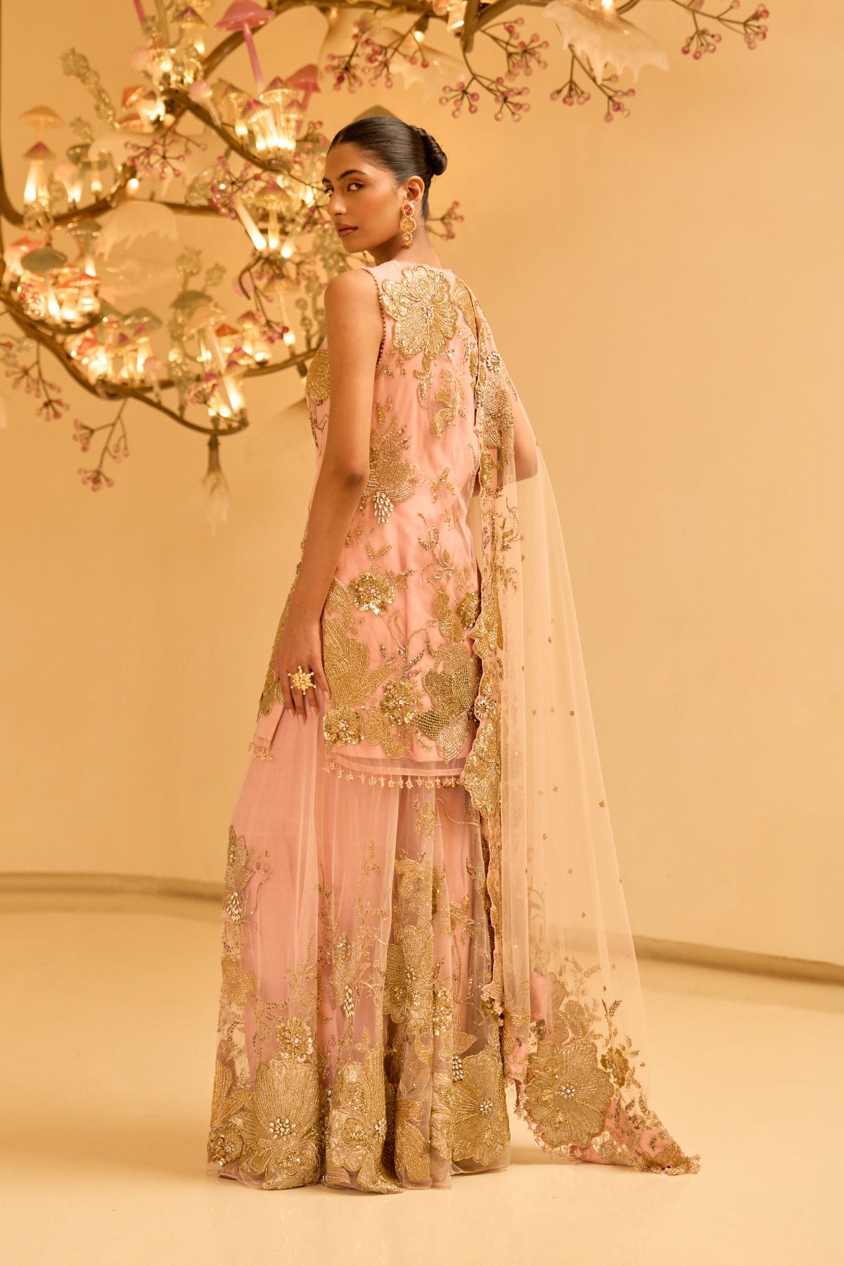 CELESTIA FLORAL EMBROIDERED KURTA SET