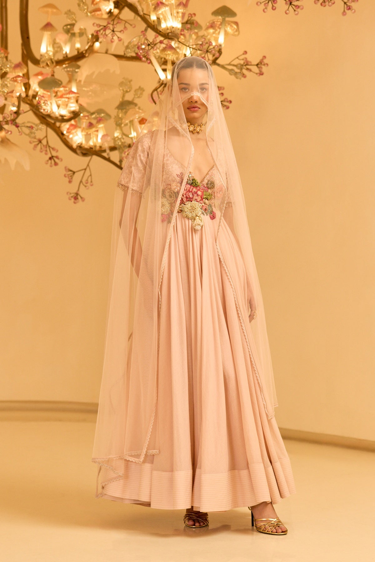 ETHEREAL BLOOM ANARKALI SET