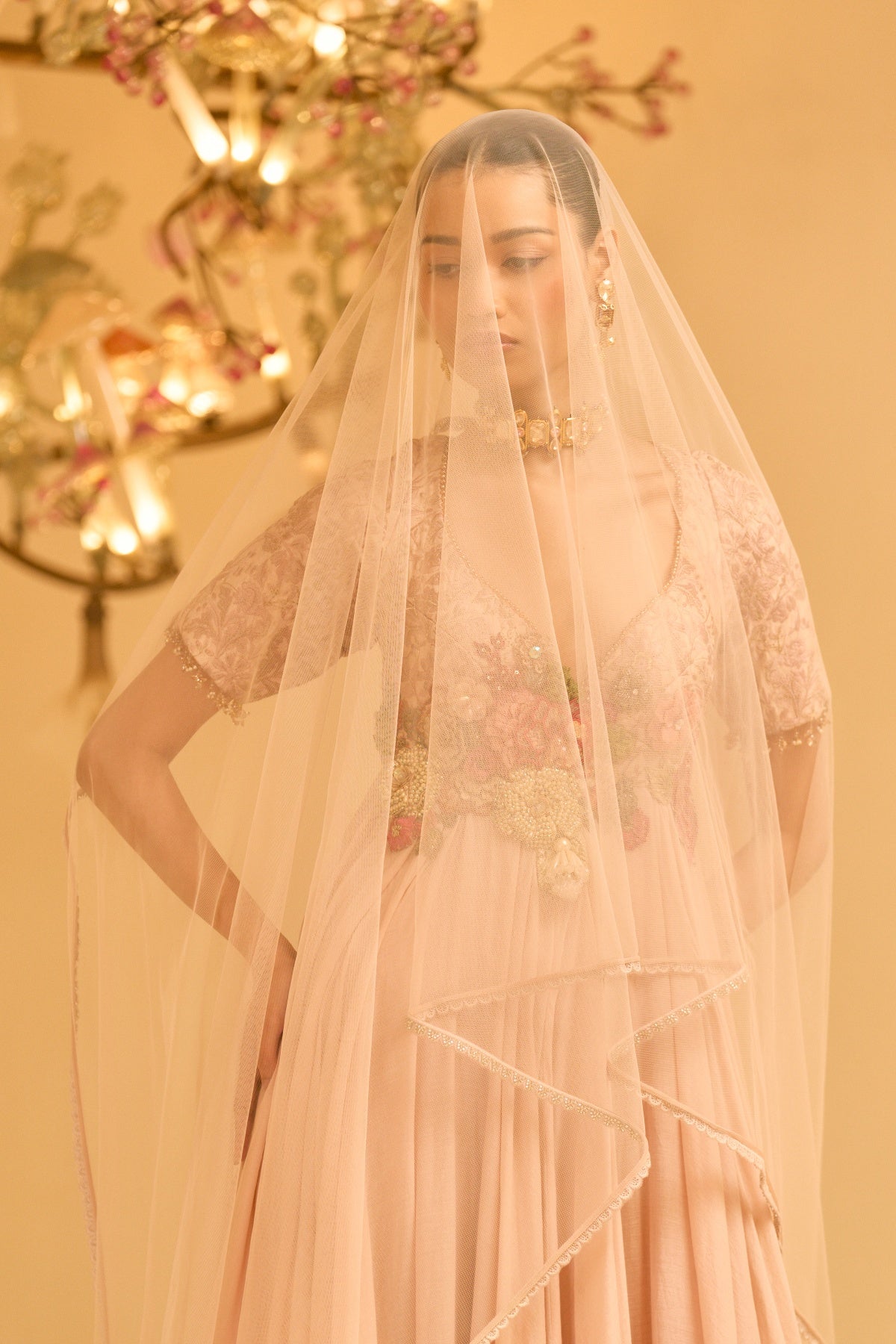 ETHEREAL BLOOM ANARKALI SET
