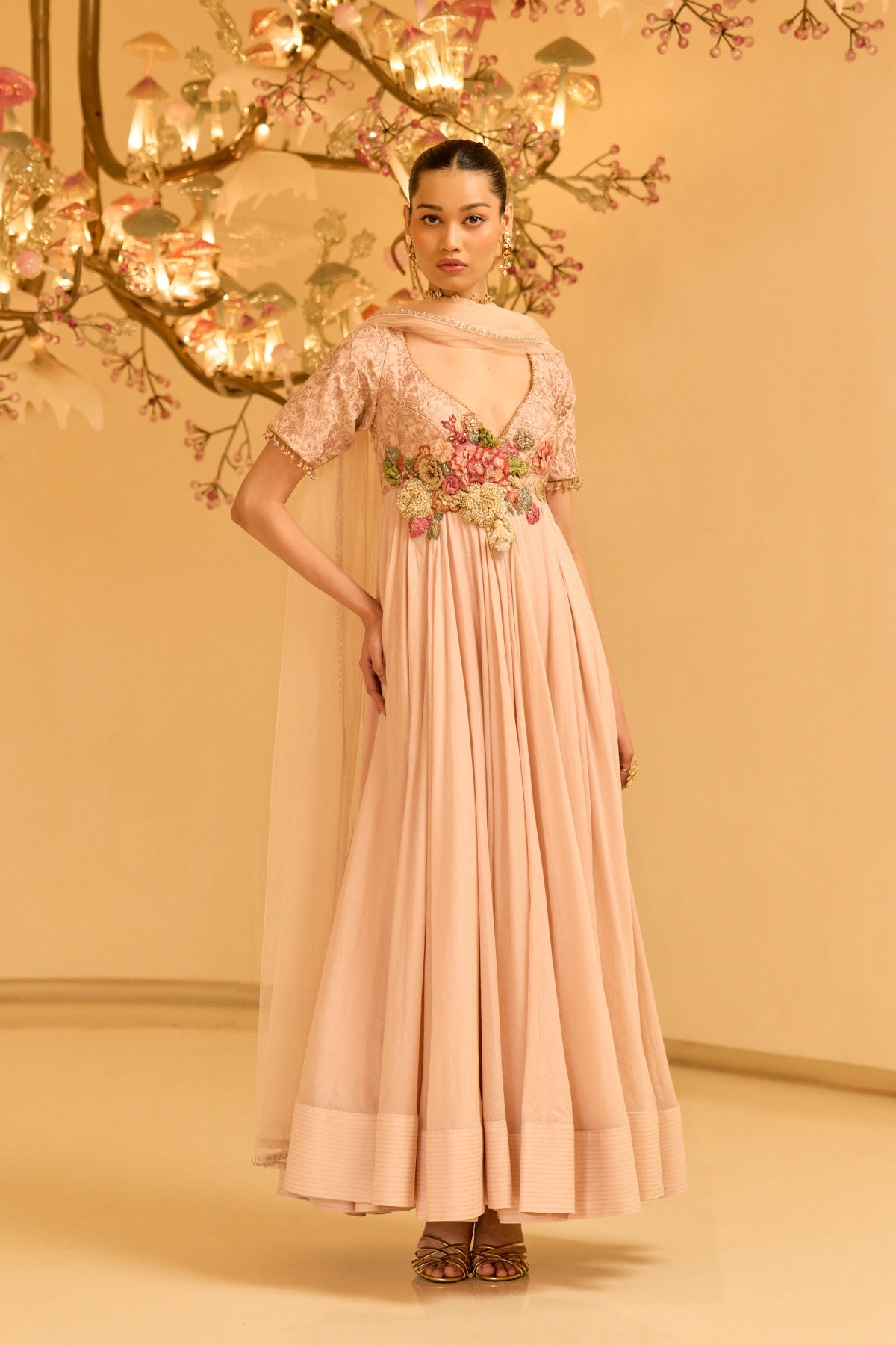 ETHEREAL BLOOM ANARKALI SET