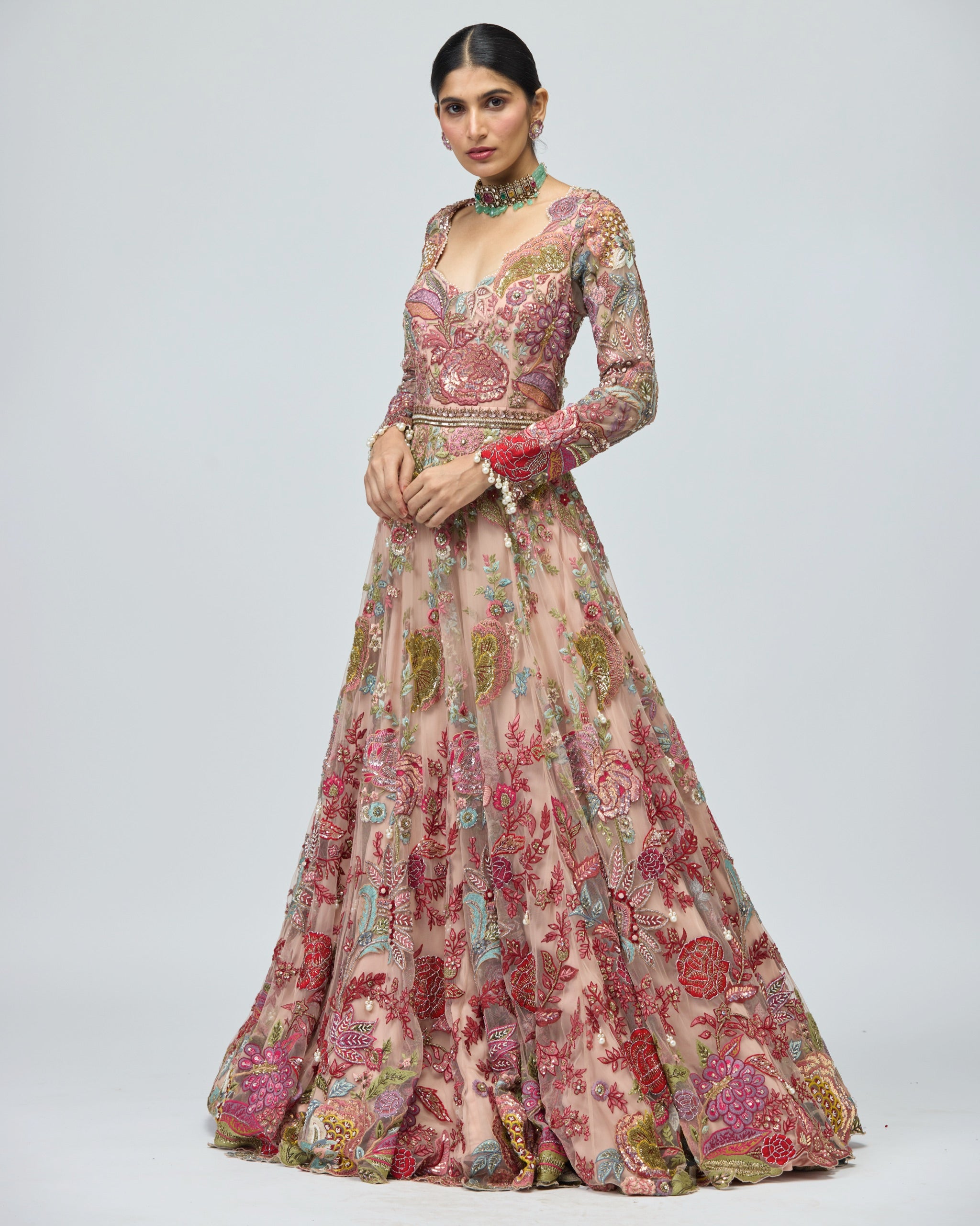 MONO NET GOWN