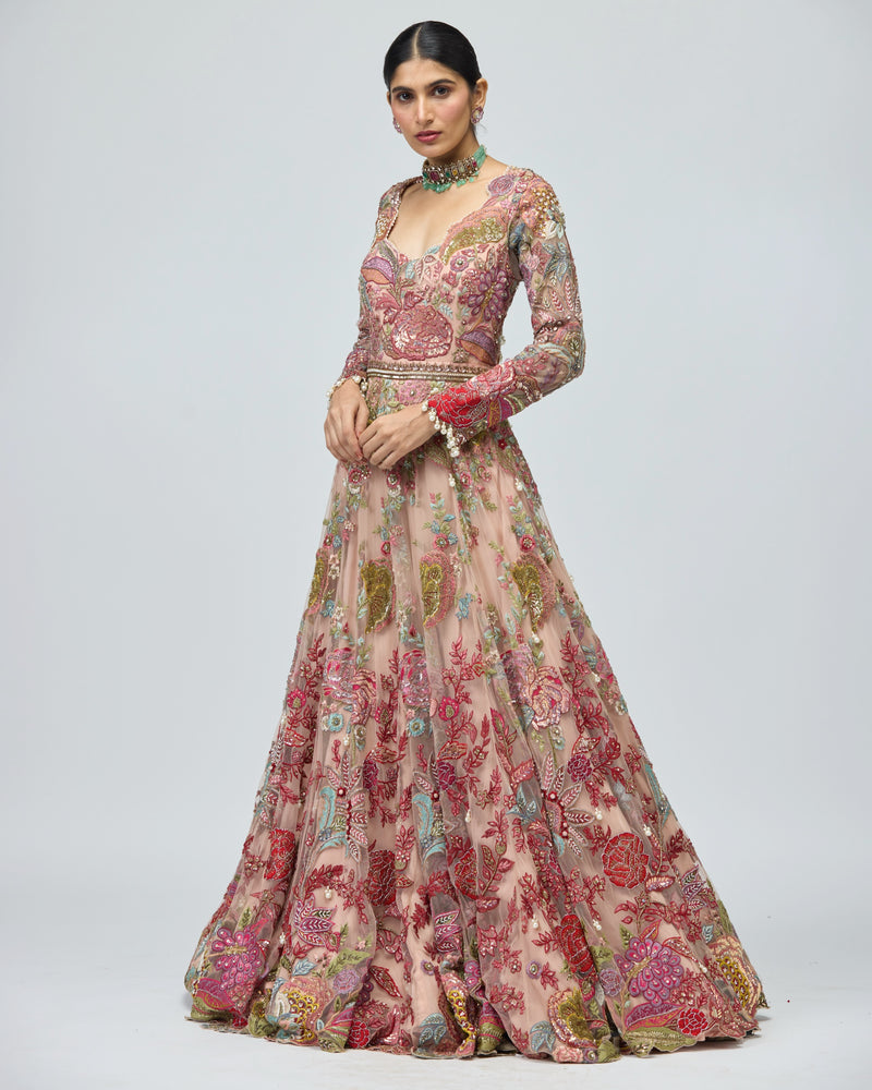 MONO NET GOWN