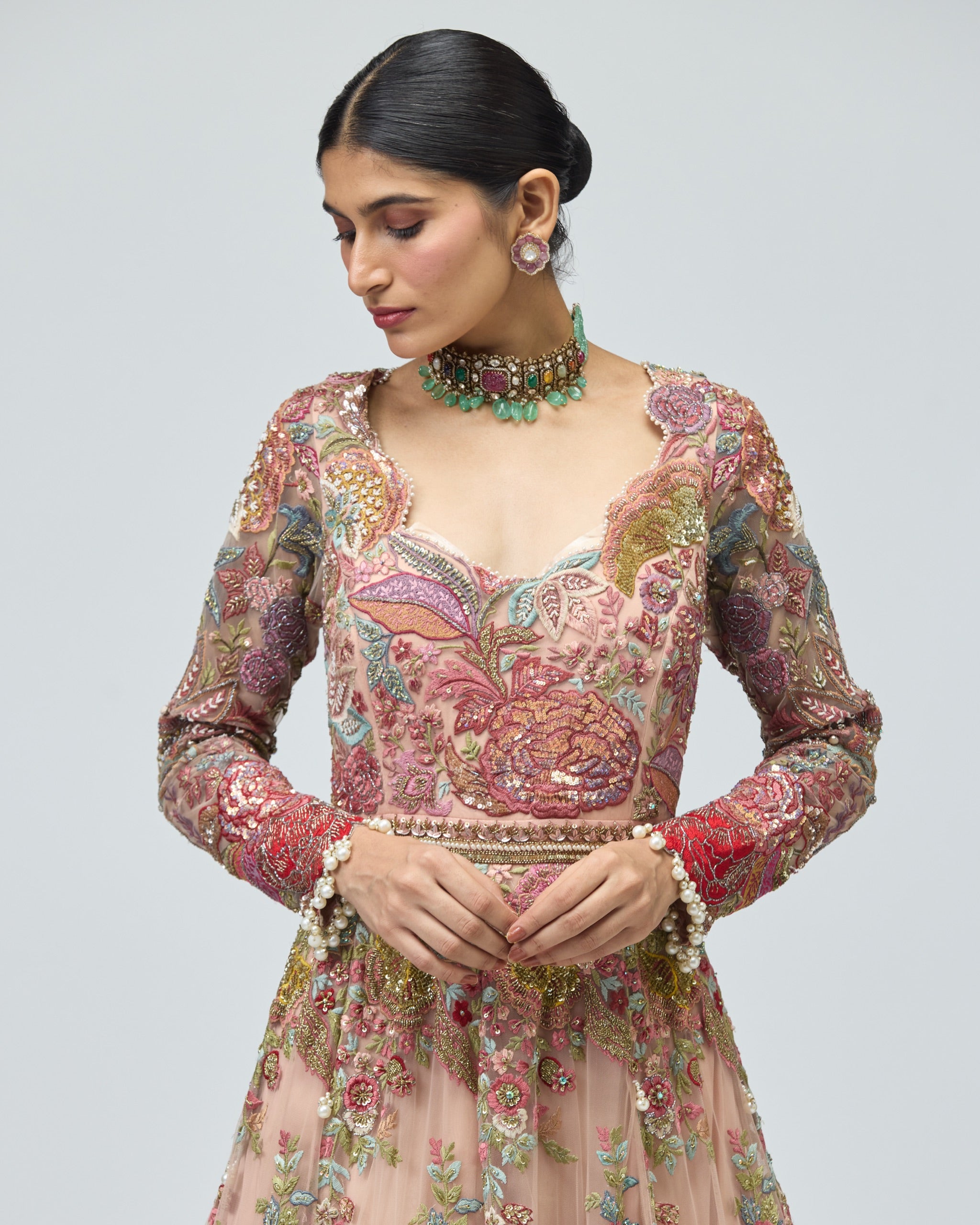 MONO NET GOWN
