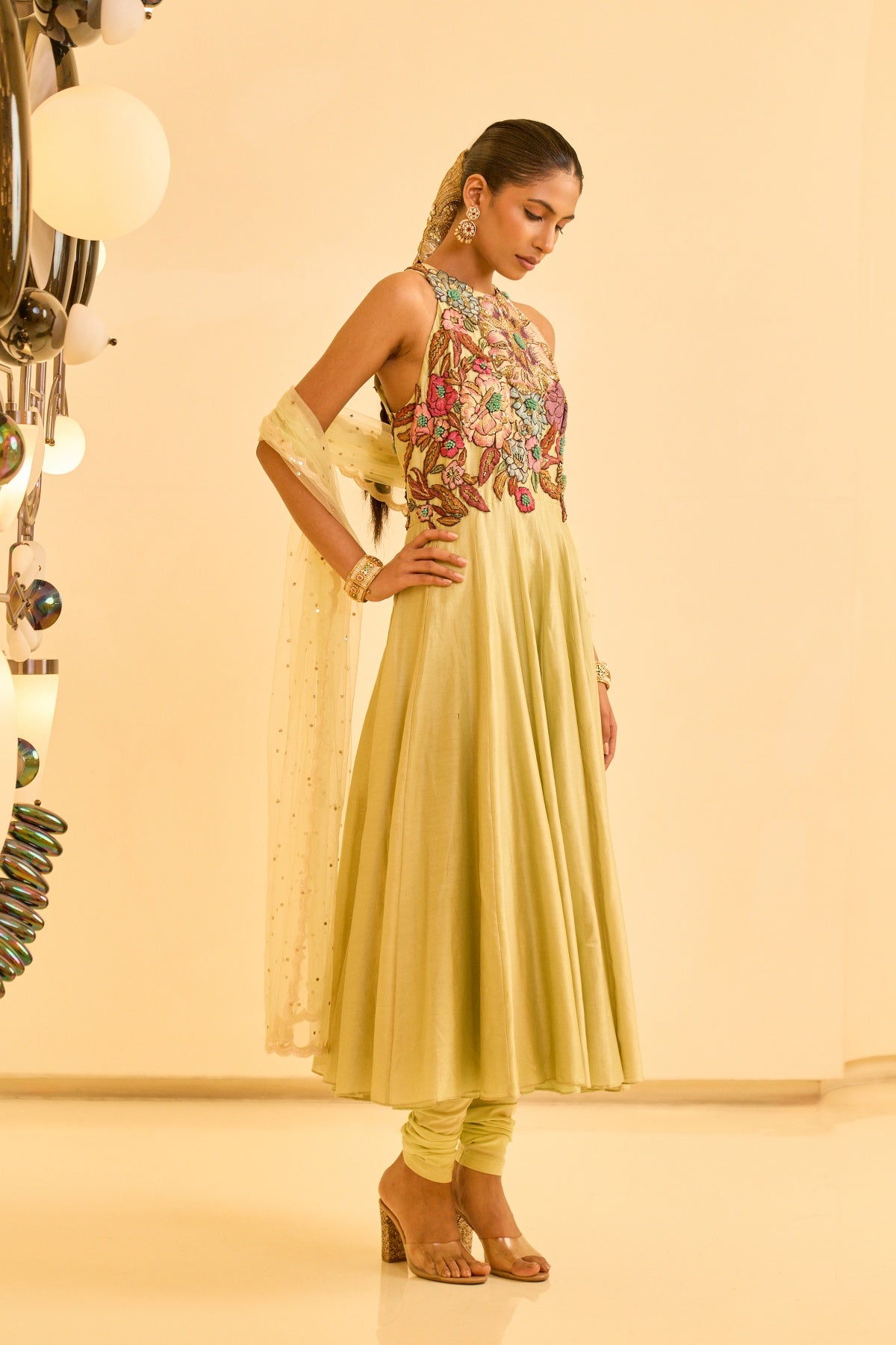 SAGE GREEN KURTA SET