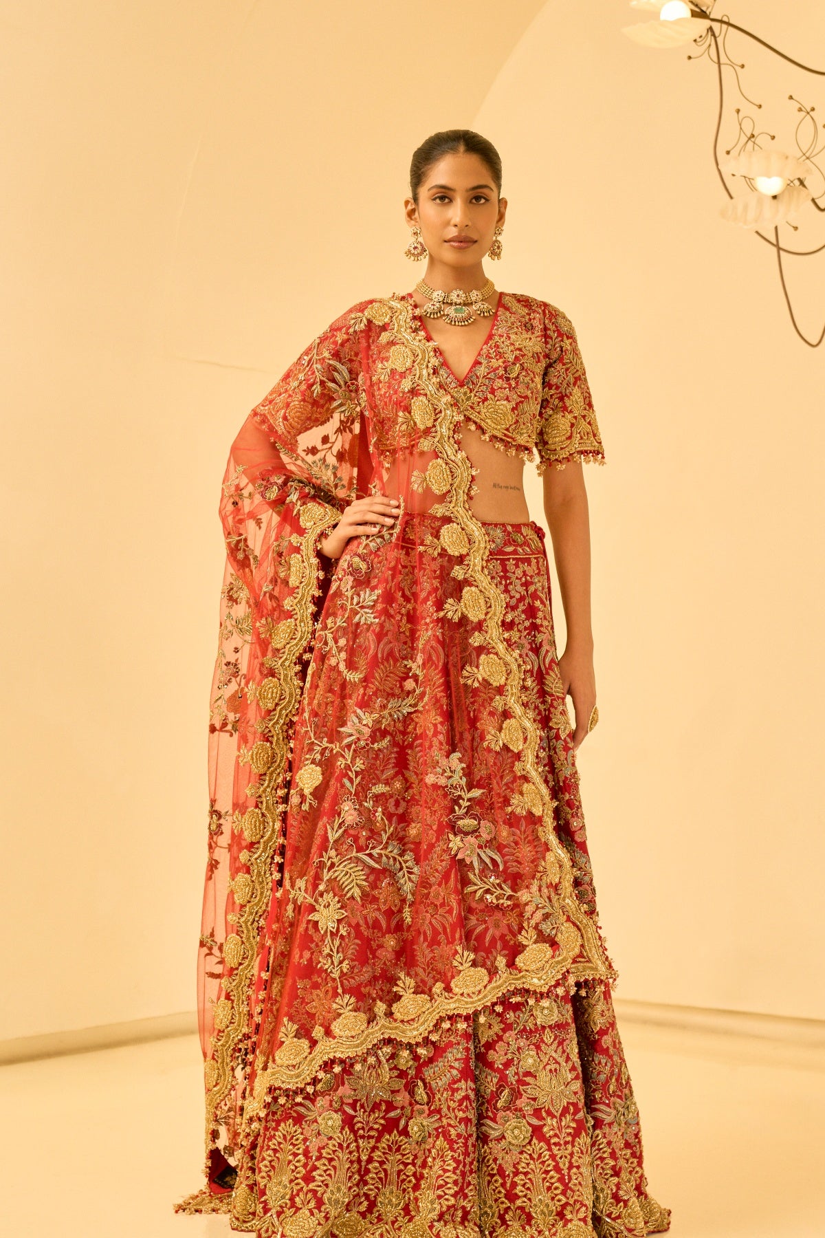 ZARDOZI BRIDAL LEHENGA SET