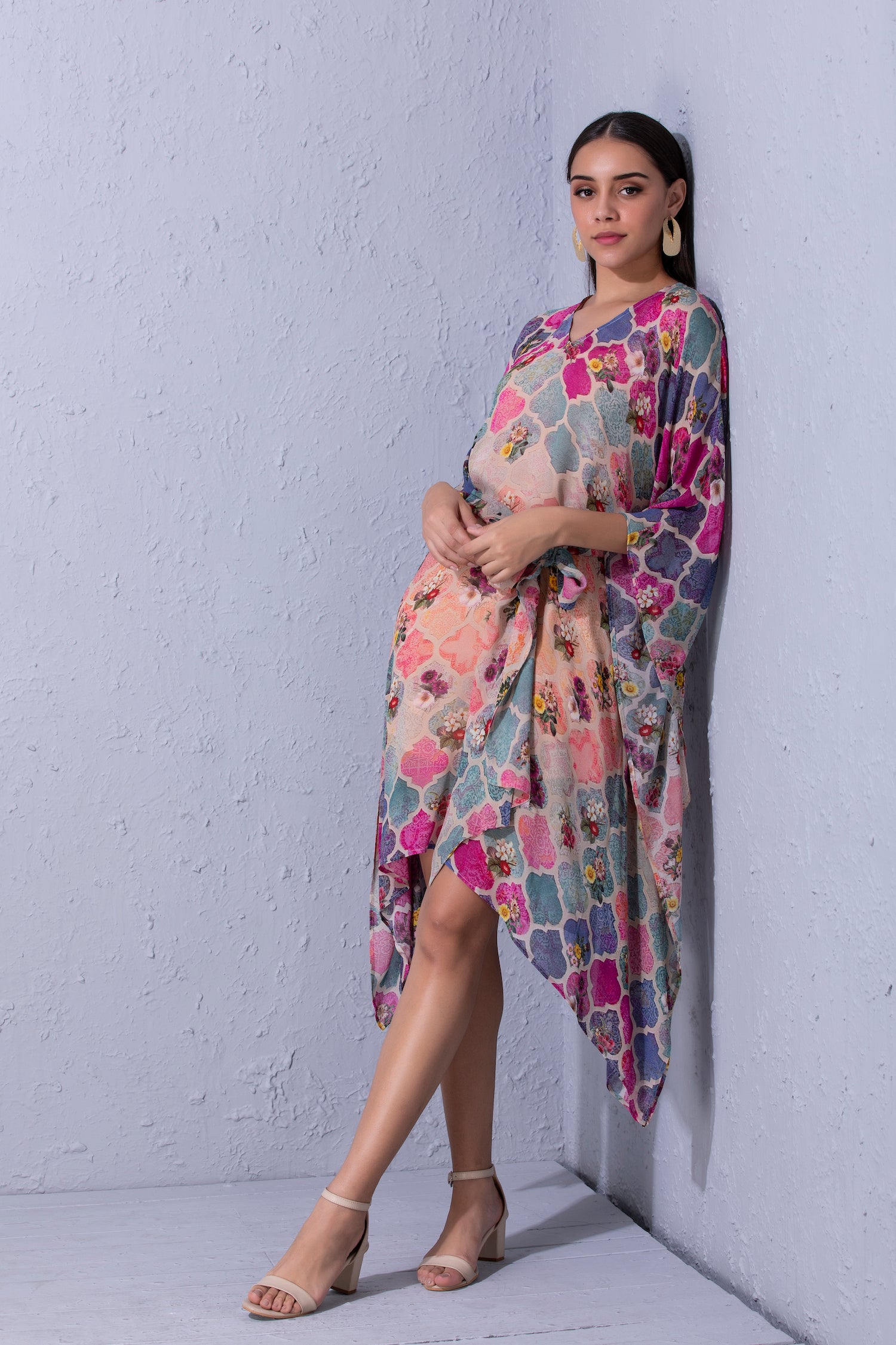 Moroccan Touch Printed kaftan
