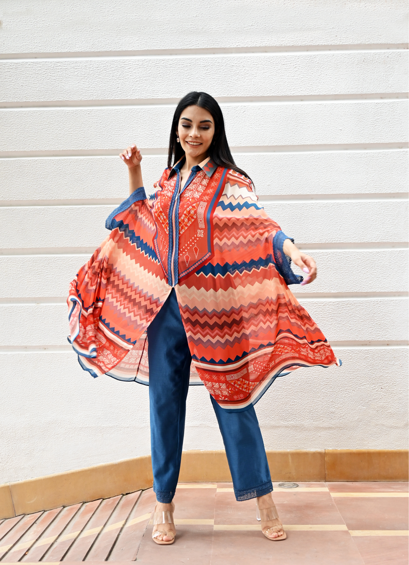 Sabina Zipper Tunic With Trouser