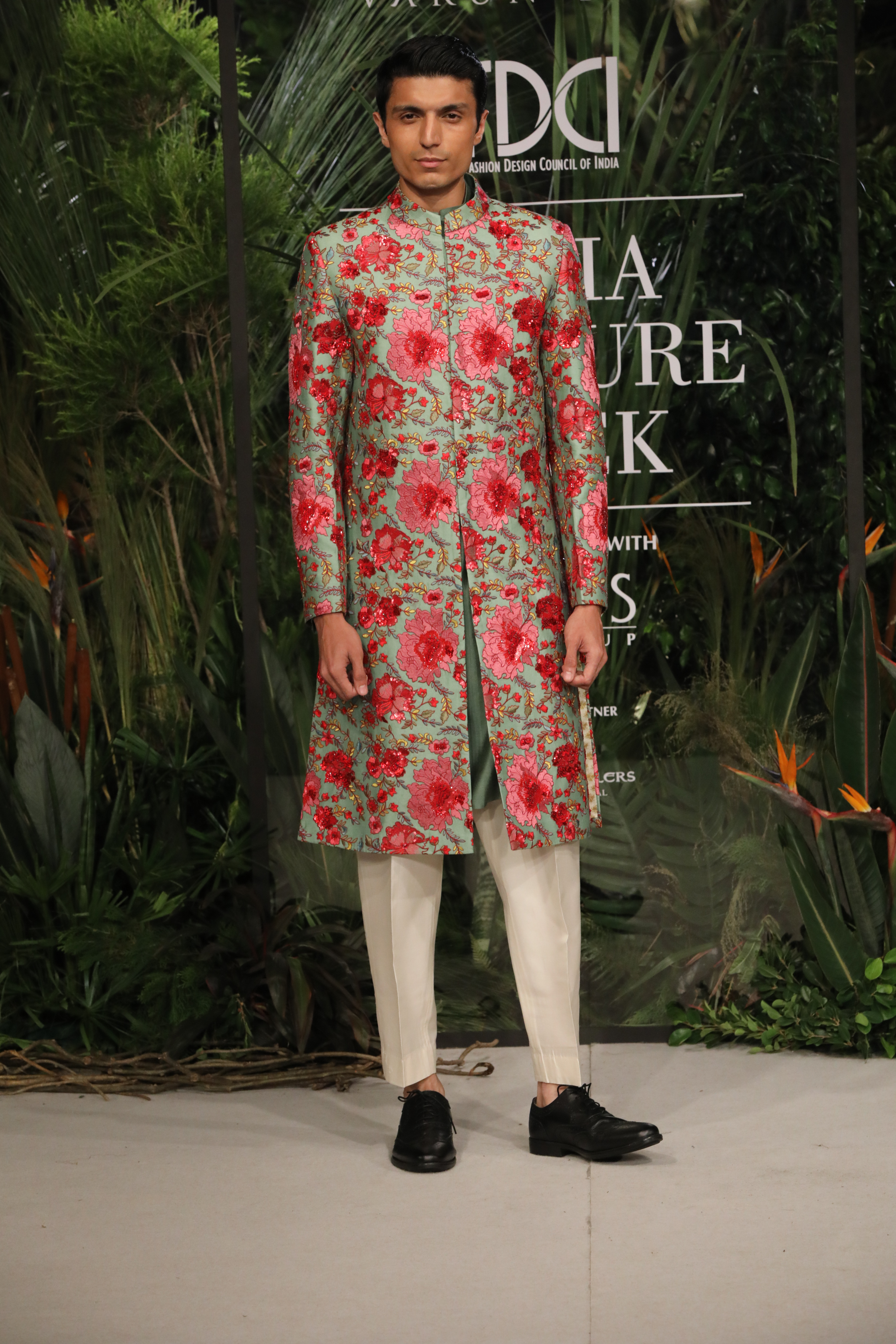 Floral sherwani 2025